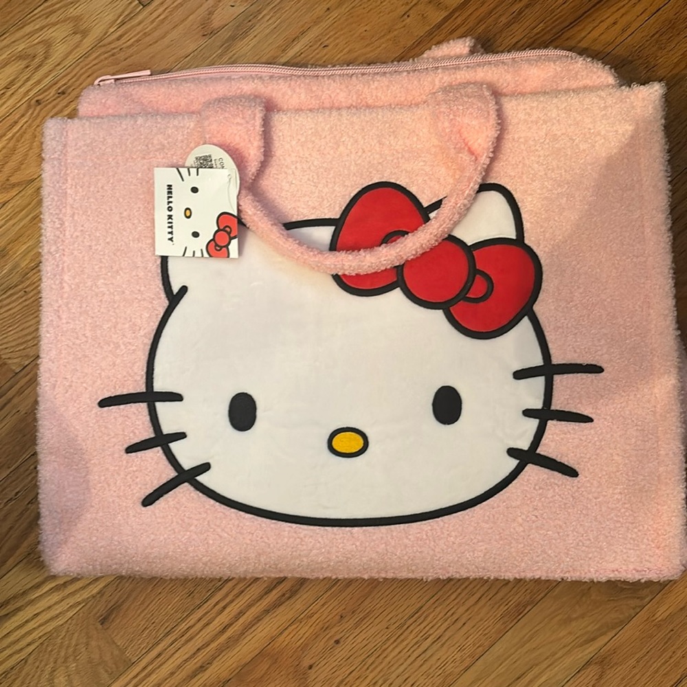 NWT Hello Kitty Large Sherpa Tote